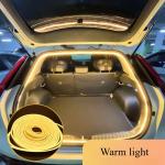 Car high brightness trunk lighting ambient light interior decoration LED wiring free automatic sensing tailgate light strip