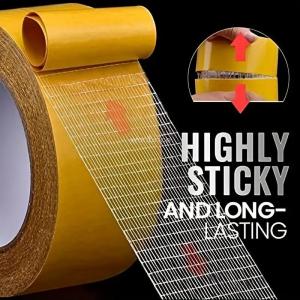 Extra Powerful Double Sided Adhesive Super Strong Double Sided Tape Non-slip Waterproof Translucent Mesh Tape Kitchen Bathroom
