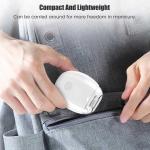 2 IN 1 Electric Nail Clipper Cutter With LED Light Automatic Nail Grinder Trimmer For Baby Adult Mini Manicure Tools Nail Care