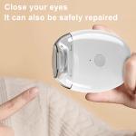 2 IN 1 Electric Nail Clipper Cutter With LED Light Automatic Nail Grinder Trimmer For Baby Adult Mini Manicure Tools Nail Care