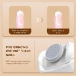 2 IN 1 Electric Nail Clipper Cutter With LED Light Automatic Nail Grinder Trimmer For Baby Adult Mini Manicure Tools Nail Care