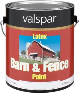 1 Gallon White Exterior Barn & Fence Latex Paint 18-3121-70 GL