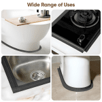 Waterproof Sealing Tape PVC Self Adhesive Bathroom Bath Wall Glue Sticker Kitchen Sink Caulk Mold Proof Seal Covering Tape Strip