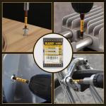 21-Piece 2.5" Allen-Wrench Hex Drill Bit Set, Durable Impact Allen Key Set, Long-Lasting Strong Magnetic Hex Screwdriver Bit Set, SAE & Metric Size, Mechanic Automotive Furniture DIY Home Repairs