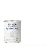 Rust-Oleum 1990502 Painter's Touch Latex Paint, Quart, Flat White 32 Fl Oz (Pack of 1)