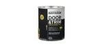 Rust-Oleum 369383 Advanced Dry Door & Trim Paint, Quart, Satin Black
