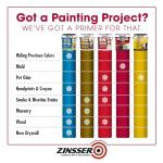 qt Zinsser 276087 White Zinsser, Mold Killing Primer Water-Based Mold Killing Primer