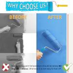 Blue Painters Tape, Masking Tapes, Premium Painter's Tape (88yd=4Rolls*0.94in*22yd), Adhesive Paint Tape for Wall Painting, DIY Artist Craft Arts, Decoration, Drafting, No Residue,Easy Removal