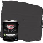 Glidden Interior Paint + Primer: Black/Black Magic, One Coat, Flat, 1-Gallon