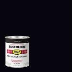 Rust-Oleum 7777502 Stops Rust Brush On Paint, Quart, Satin Black