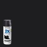 Rust-Oleum 334020 Painter's Touch 2X Ultra Cover Spray Paint, 12 oz, Flat Black