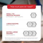 Glidden Interior Paint + Primer: Black/Black Magic, One Coat, Flat, 1-Gallon