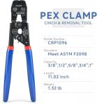 iCrimp PEX Cinch Tool with Clamps and Cutter
