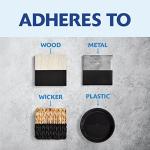 Rust-Oleum 267249 Painter's Touch Ultra Cover Premium Latex Brush Paint, Half Pint, Satin Canyon Black