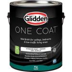 Glidden Interior Paint + Primer: Black/Black Magic, One Coat, Flat, 1-Gallon