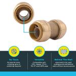 SharkBite Brass Push-Fit Fitting 3/8 Inch