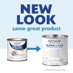 Rust-Oleum 1993730 Painter's Touch Latex Paint, Half Pint, Semi-Gloss White 8 Fl Oz (Pack of 1)