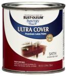 Rust-Oleum 267312-Painter's Touch Latex Paint, 1 Half Pint, Satin Colonial Red