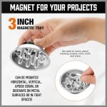 HORUSDY 4-Piece Telescoping Magnetic Pickup Tools Set - Extendable Magnetic Pick Up Tools，Flexible Bendable Spring Magnet Stick