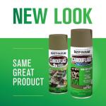 Rust-Oleum 279176 Camouflage 2X Ultra Cover Spray Paint, 12 oz, Army Green
