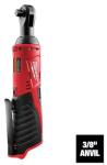 Milwaukee 2457-20 M12 Cordless 3/8" Sub-Compact 35 ft-Lbs 250 RPM Ratchet w/ Variable Speed Trigger