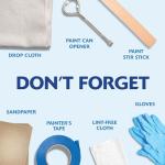 Rust-Oleum 267300-Painter's Touch Latex Paint, 1 Half Pint, Satin Blossom White