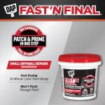 DAP Fast 'N Final Lightweight Spackling, White, 8 Oz (7079812140)
