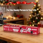 Magnet Sweeper Magnetic Nail Roller: 17-Inch Heavy Duty Magnet Nail Pickup Rolling Tool with Telescoping Adjustable Handle 8.8-Pound Capacity Ideal for Workshop Garage Yard Construction Cleanup