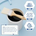 CIONIA All-in-One Paint - Multi-Surface Black Paint, Furniture and Cabinet for Interior/Exterior - No Sanding, Quick Drying - Perfect for Wood, Wall, Appliance, Metal & More, 5 Oz