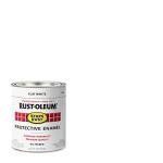 Rust-Oleum 7790502 Stops Rust Brush On Paint, Quart, Flat White, (Pack of 1)