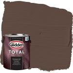 Glidden Total Exterior Paint & Primer All-in-One, Little Bear/Brown, Satin, 1 Gallon