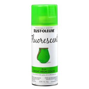 Rust-Oleum 342417 Specialty Fluorescent Spray Paint, 11 oz, Green