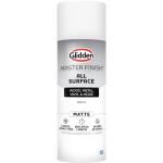 Glidden Master Finish 12 oz. Matte White Interior/Exterior All Surface Spray Paint and Primer