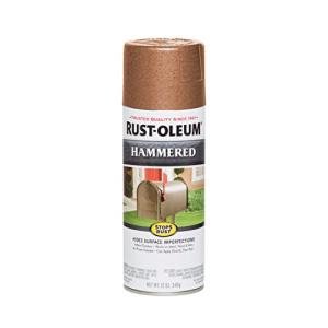 Rust-Oleum 210849 Stops Rust Hammered Spray Paint, 12 oz, Copper