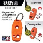 Klein Tools MAG2 Demagnetizer / Magnetizer for Screwdriver Bits and Tips, Makes Tools Magnetic, Home Improvement, Rare-Earth Magnet