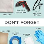 Rust-Oleum Chiffon Cream Chalked All-in-One Ultra Matte Spray Paint | One Coat Coverage | No Primer, Sanding, Or Topcoat Needed | Easy Spray Application | Made in USA | 12 OZ