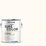 Rust-Oleum 380220 Linen White Sure Color Interior Paint + Primer, Eggshell, 1 Gal