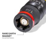 Klein Tools 32933 Klein Tools 32933 Impact Driver, SAE 7-in-1 Impact Rated Socket Set, 3 Flip Sockets with 6 Hex Driver Sizes and 1/4-Inch Bit Holder, 5-Inch Shaft