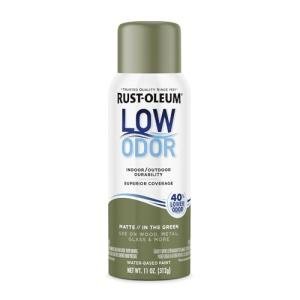 Rust-Oleum Low Odor Premium Spray Paint, 11 oz, Matte In The Green