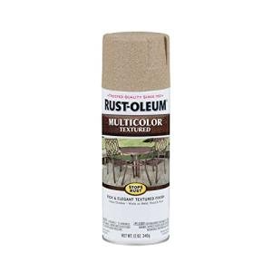 Rust-Oleum 223524 Stops Rust Multi-Color Textured Spray Paint, 12 oz, Desert Bisque