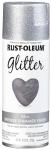 Rust-Oleum 267734 Spray Paint, Each, Silver Glitter
