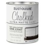 Rust-Oleum Linen White Chalked All-in-One Ultra Matte Paint | One Coat Coverage | No Primer, Sanding, Or Topcoat Needed | Easy Clean Up | Made in USA | 30 OZ