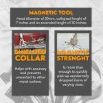 30-Inch Magnetic Pick-Up Tool with Telescoping Wand