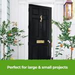 THE ONE All-In-One Paint & Primer - Black Matte, 8.5 Fl Oz/250ml Sample | 1 Coat Formula | Easy Indoor & Outdoor Decorating for Home & Garden Walls, Floors & Furniture | Water-Based & Low VOC