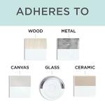 Rust-Oleum Linen White Chalked All-in-One Ultra Matte Paint | One Coat Coverage | No Primer, Sanding, Or Topcoat Needed | Easy Clean Up | Made in USA | 30 OZ