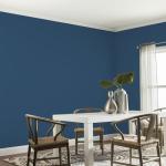 Glidden Total 1 gal. Blueberry Pie/Blue Eggshell Interior Paint with Primer