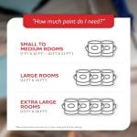 Glidden Total 1 gal. Blueberry Pie/Blue Eggshell Interior Paint with Primer