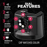 Rust-Oleum 2X Automotive Enamel Custom Spray 5-in-1 Spray Paint, 12 oz, Gloss Black