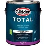 Glidden Total 1 gal. Blueberry Pie/Blue Eggshell Interior Paint with Primer