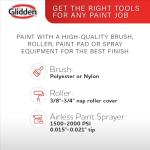 Glidden Interior Drywall Primer Flat, White, 1 Gallon